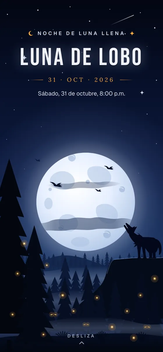 Portada de la plantilla Luna de lobo